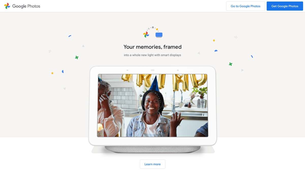 Google Photos responsive screens
